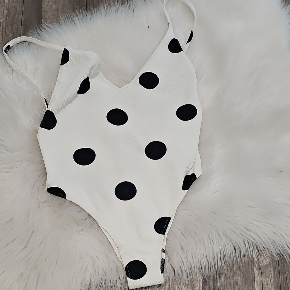 Zara Cream Swimsuit